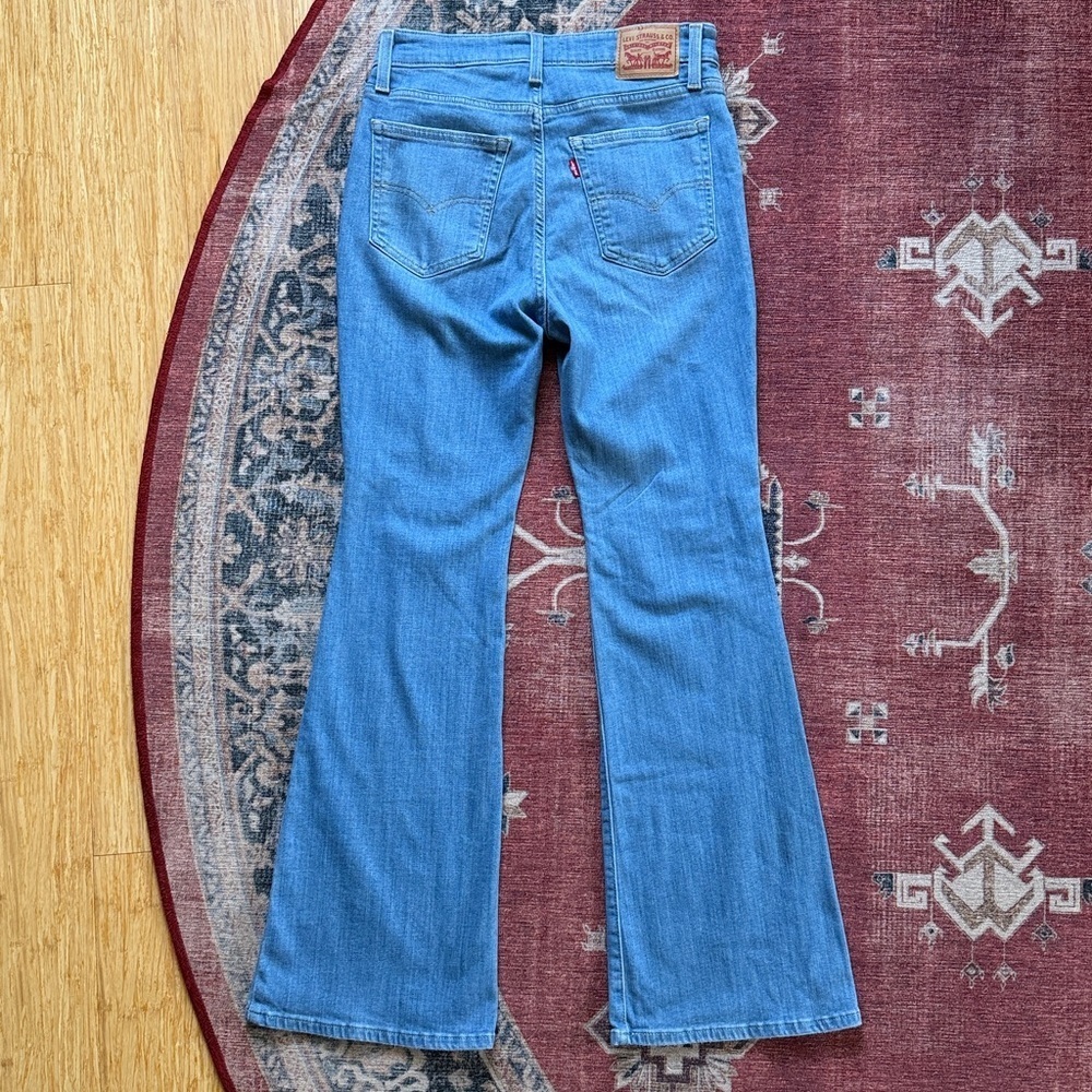 LEVI’S 726 High Rise Flare Jeans Size 30 - Picture 7 of 13